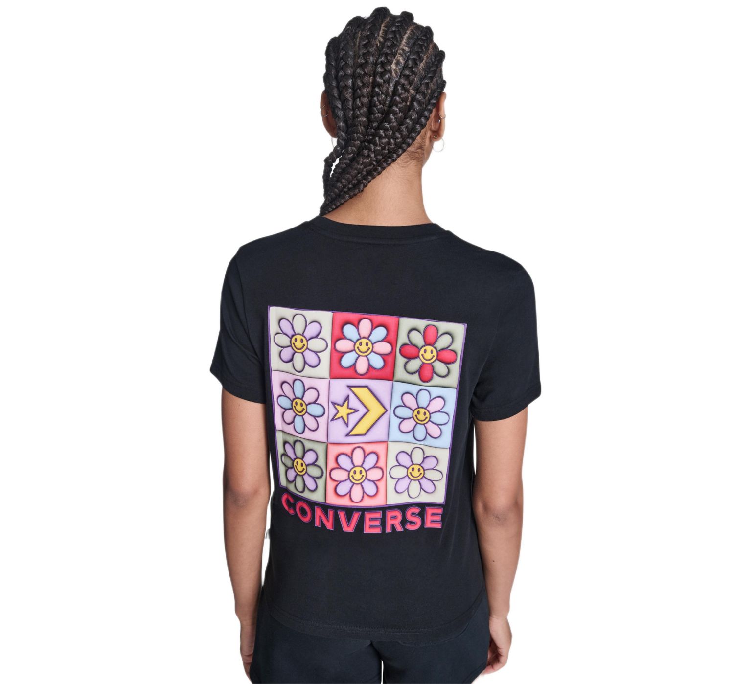 Women's Flower Grid T-Shirt