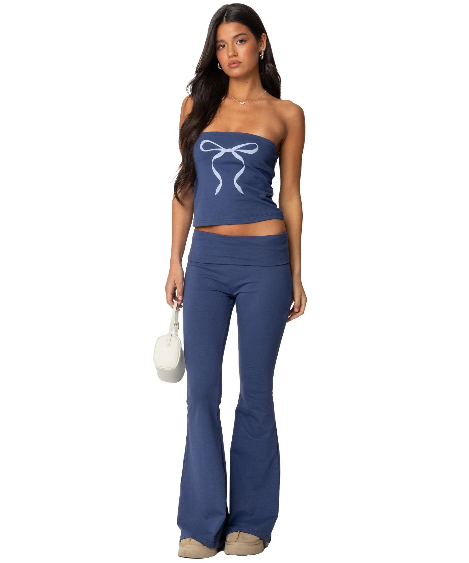 Women's Aiyana Fold Over Flared Leggings