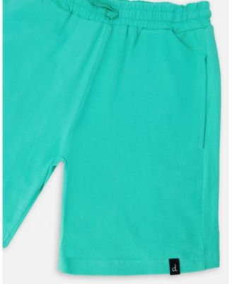 Toddler Boys Cotton Jersey Shorts Turquoise - Toddler|Child