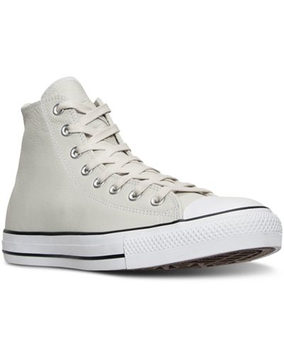 Converse Men's Chuck Taylor All Star Hi Seasonal Leather Casual Sneakers from Finish Line
