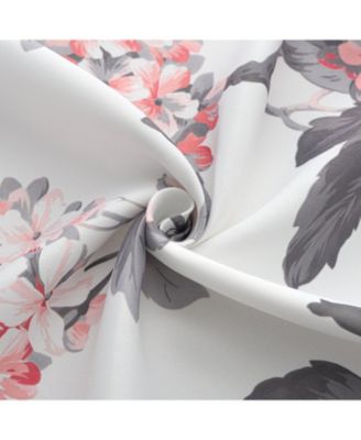 100% Polyester 200 GSM Hydrangea Printed Blackout Grommet Curtain Panel 54" x 84"