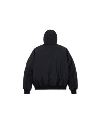 Men's Ma-1 Hooded Oxford Flight Jacket