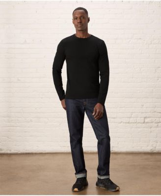 Men's Luxe Signature Slim Long Sleeve Tee Made With Organic Cotton