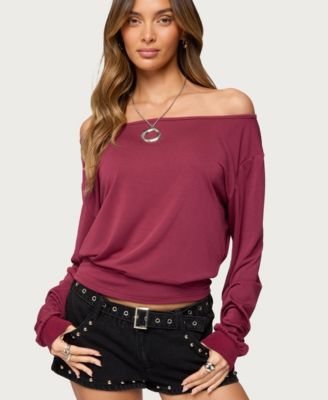 Women's Nannie Off Shoulder Oversized Top