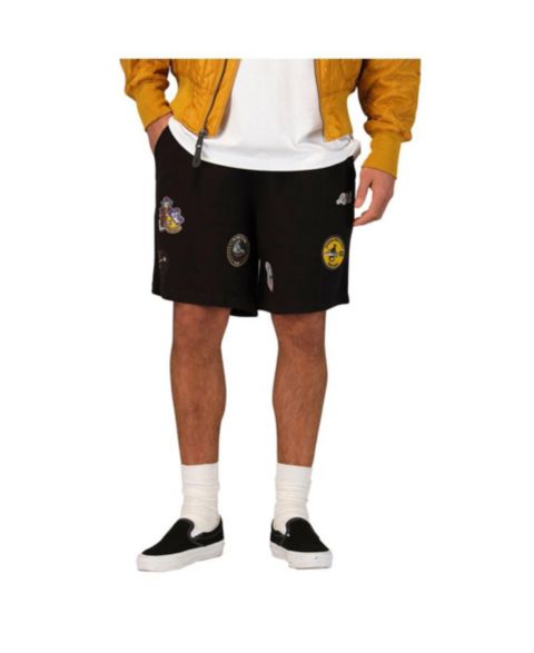 Мужские шорты Alpha Industries Patched Jersey Short, цвет: Чёрный