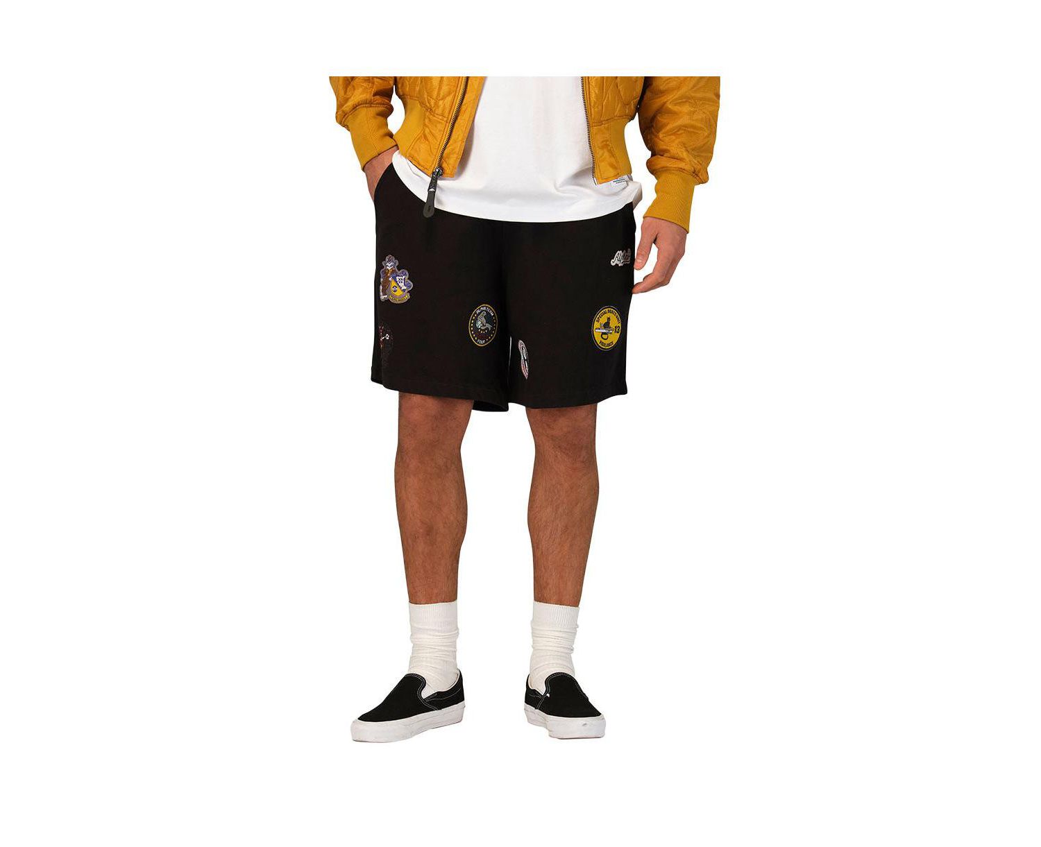 Men's Patched Jersey Short