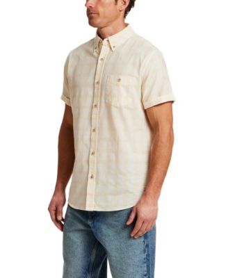 Men's Short-Sleeve Dobby Check Shirt