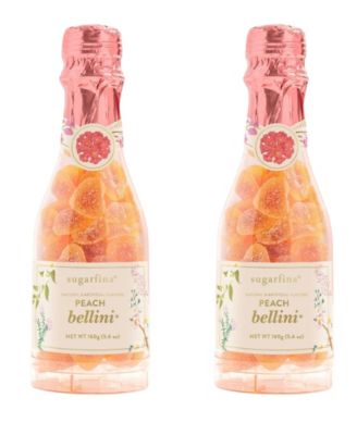 Spring Peach Bellini Candy Celebration Bottle, 2-PC.