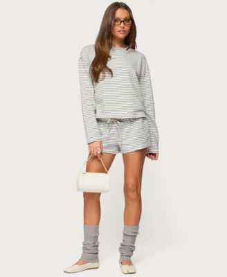 Women's Jainee Striped Drawstring Shorts