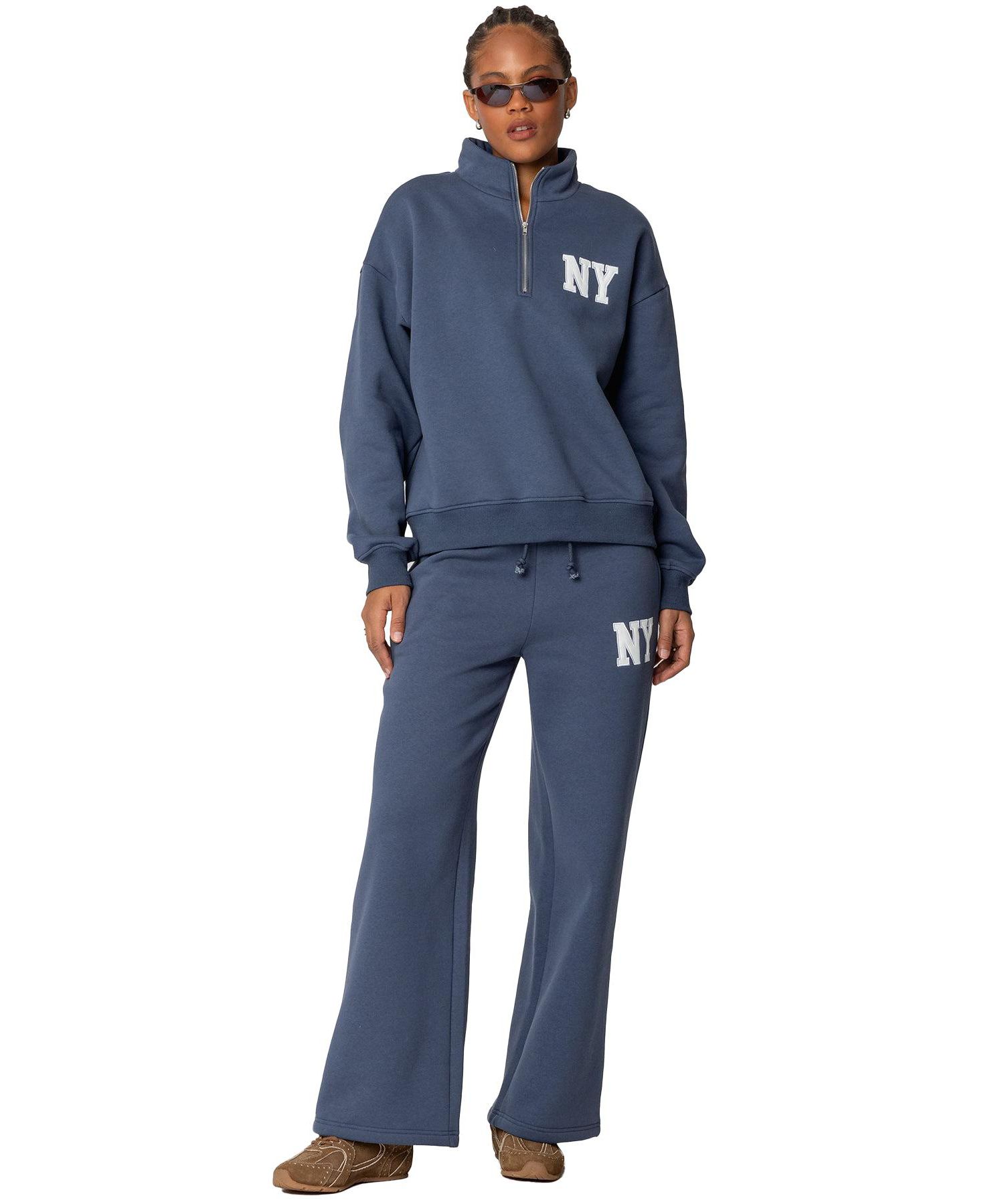 Women's Ny Wide Leg Sweatpants