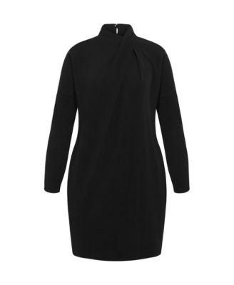 Women's Wrap Neck Dress