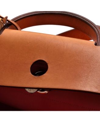 39 Herbag Zip Leather and Toile