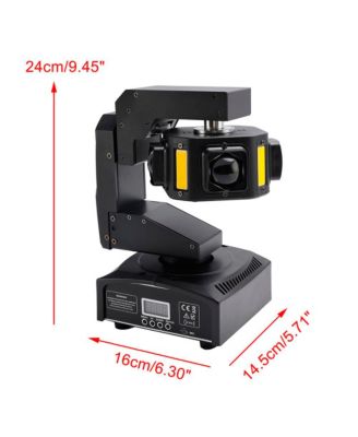 100W DMX512 Moving Head Stage Light with CREE LEDs, Laser & Sound Control for Party