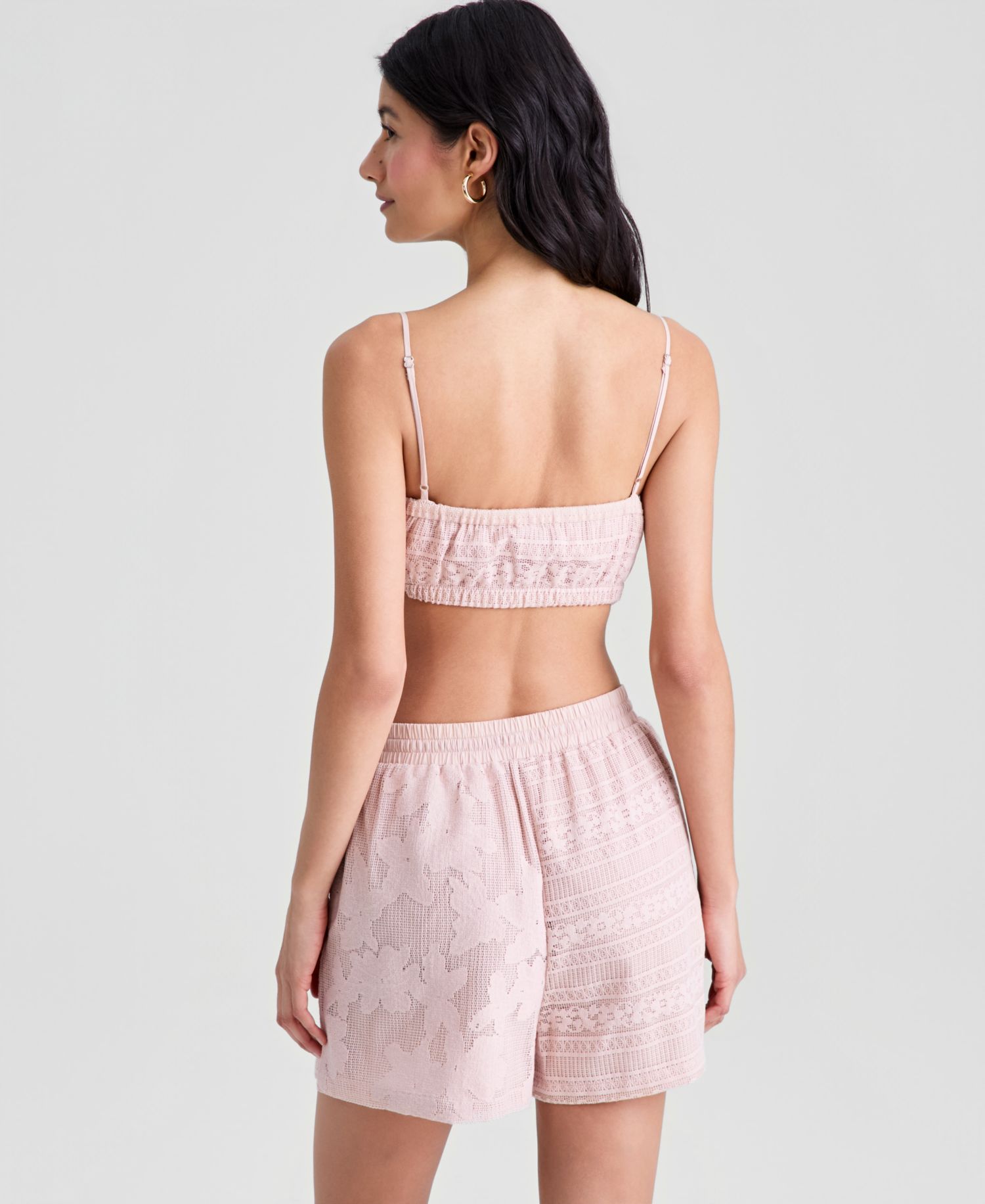 Women's V-Neck Spaghetti-Strap Lace Bralette