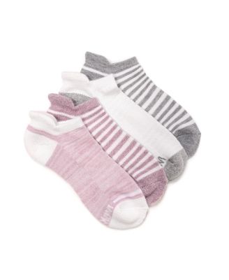 Women's Dream Step Sporty Low Cut Ankle Socks, 4 Pair Pack
