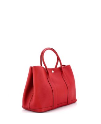 36 Garden Party Tote Leather