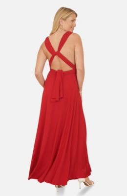 Women's Jersey Stretch Multiway Maxi Dress