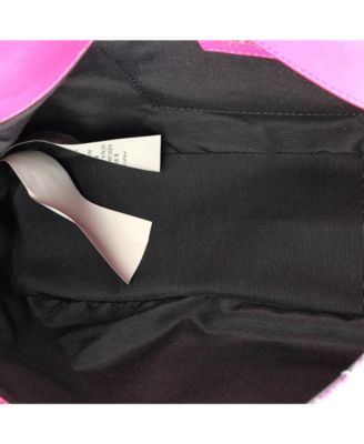 East West Medusa Icon Chain Flap Bag Quilted Tweed