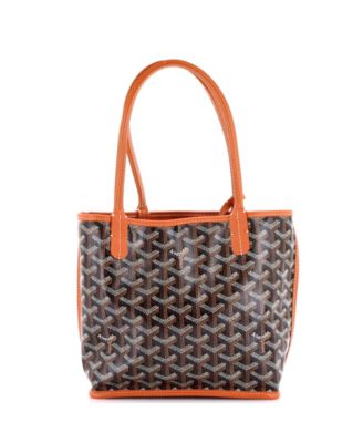 Mini Anjou Reversible Tote Coated Canvas