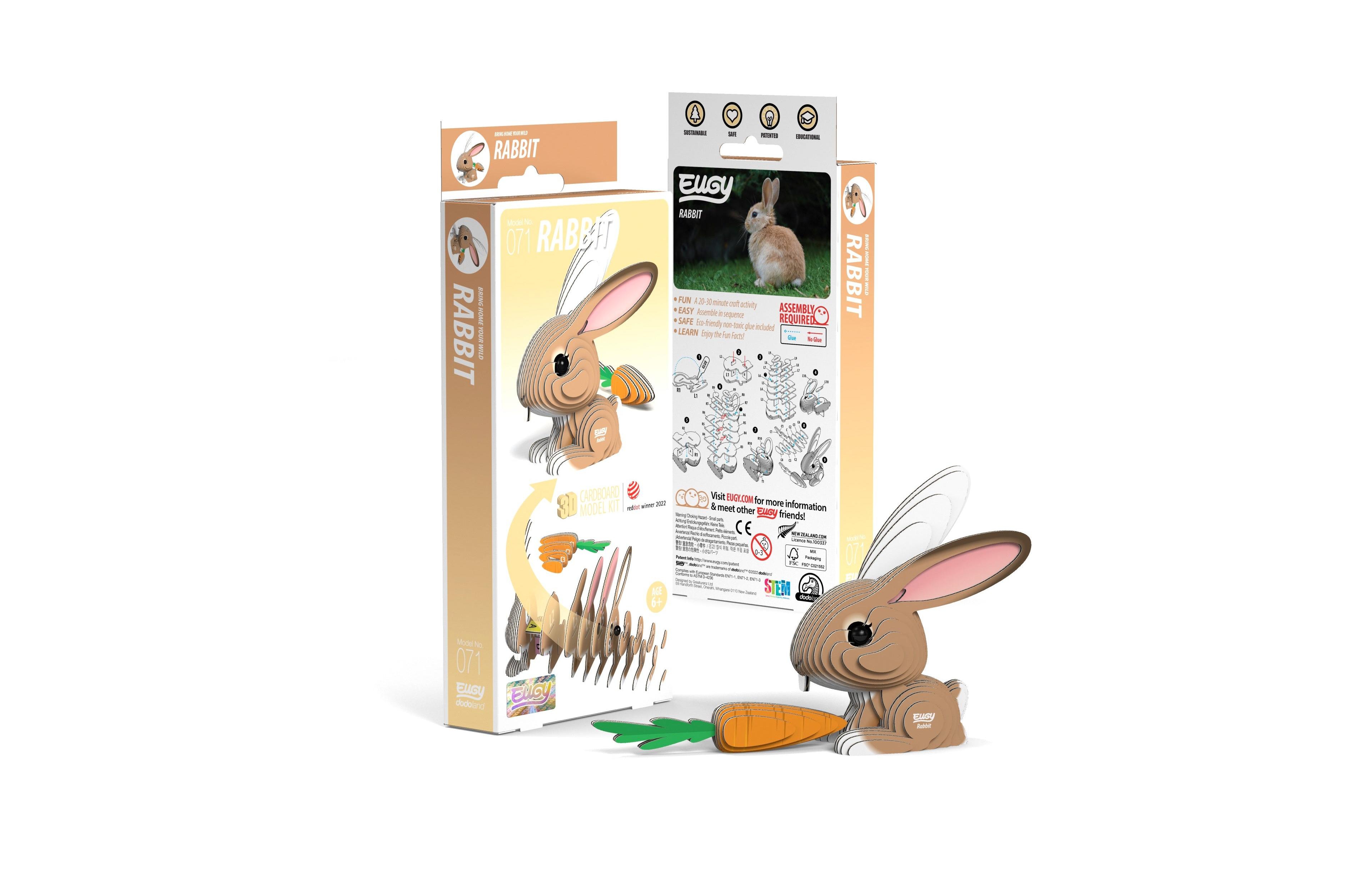 Eugy Rabbit 3D Puzzle