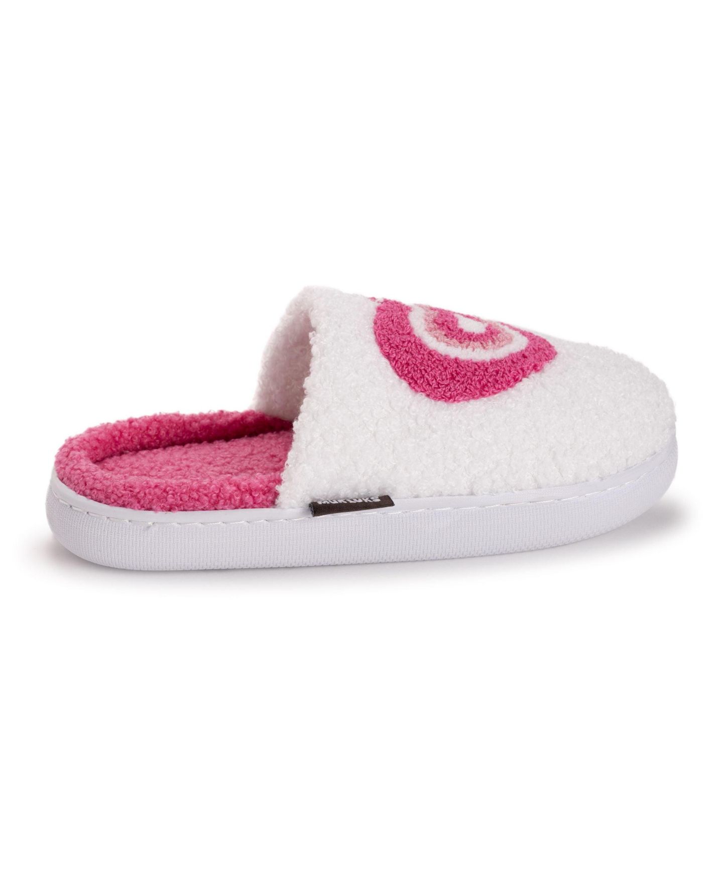 Женские тапочки MUK LUKS Novelty Scuff Slippers, цвет: Розовый — фото 2