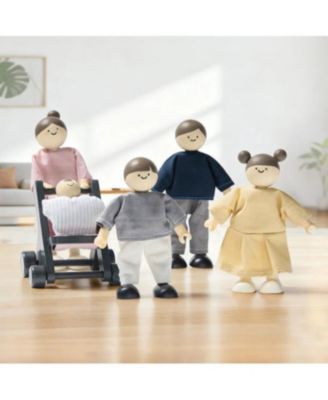 Wooden Dollhouse Dolls