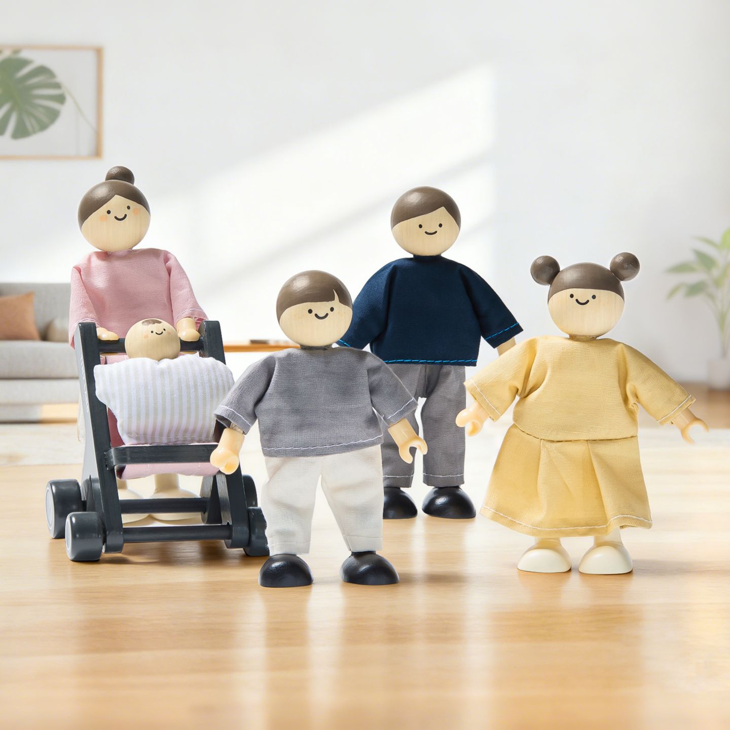 Набор гибких мини-кукол Tiny Land, 6 шт., 4.6 дюйма, от 3 лет — фото 1