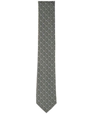 Men's Banks Geometric Pattern Slim Tie