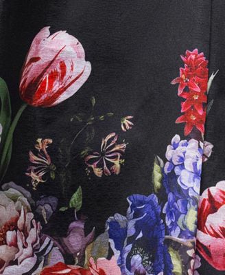 Women's Off-The-Shoulder Floral Print Dress