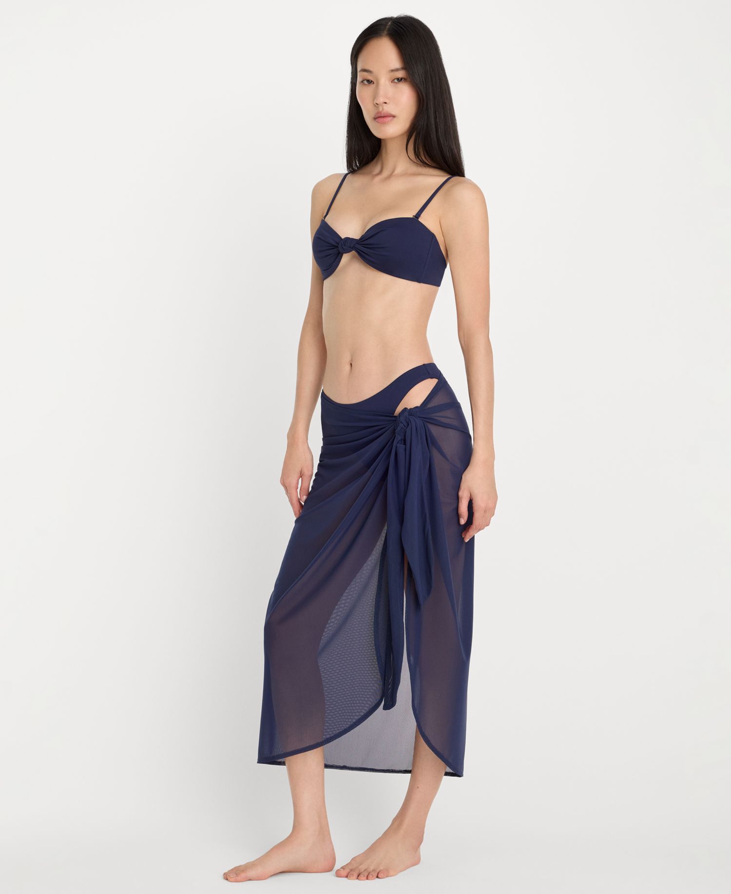Women's Mesh Midi Cover-Up Sarong