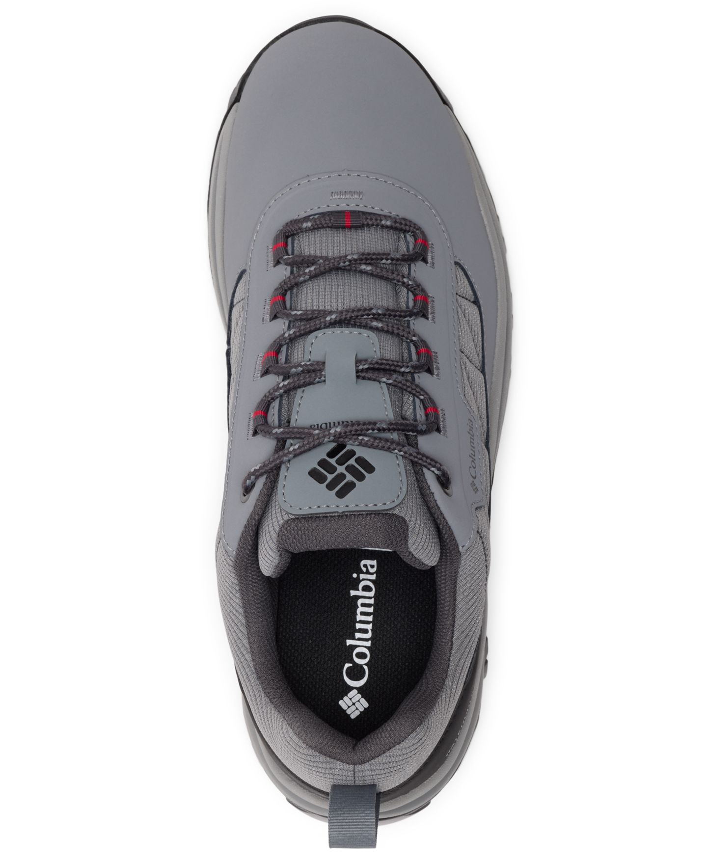 Мужские кроссовки Columbia Transverse Hike Low Lace-Up, цвет: Серый стальной / Красный — фото 4