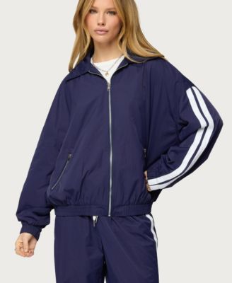 Women's Kieran Stripey Nylon Track Jacket