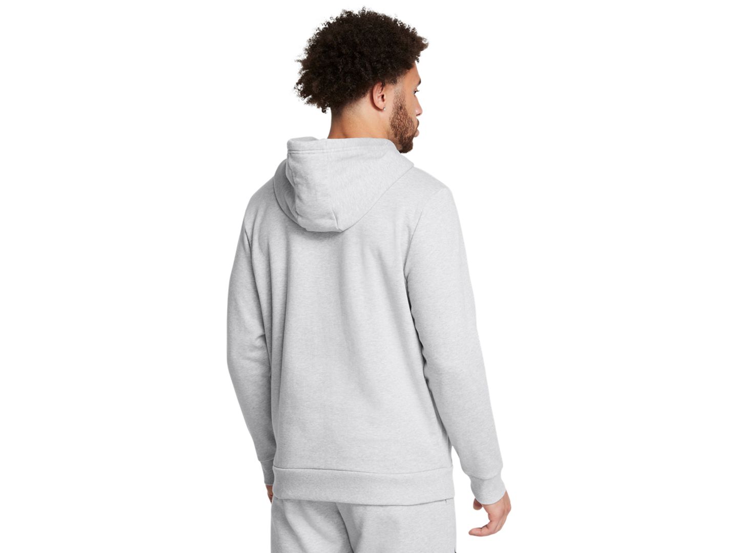 Мужское худи Under Armour Project Rock Rival Regular-Fit, цвет: Угольный — фото 2