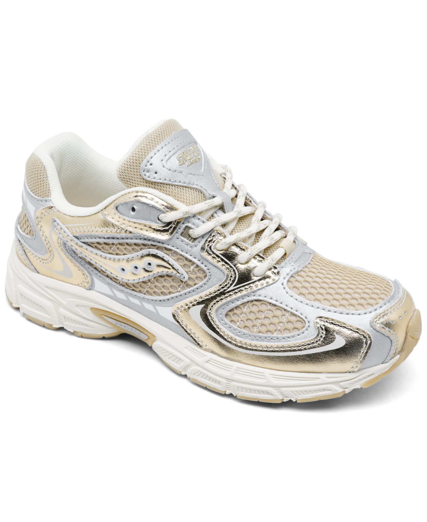 Детские кроссовки Saucony Grid Jazz 9 Casual, цвет: Золотой — фото 1