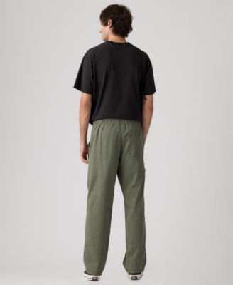 Men's Regular-Fit Linen Surplus Pants