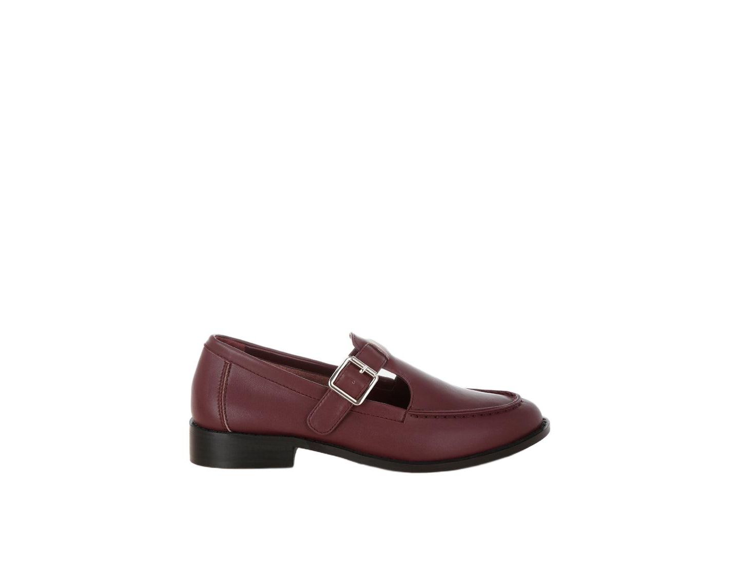 Женские туфли Rag & Co Tesoro Low Heel Mary Jane, цвет: Средний красный — фото 2