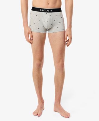 Lactose Men's Cotton Stretch Mini-Crocodile Trunks, 3-Pack