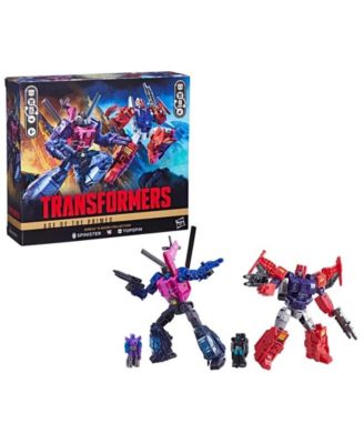Topspin vs Spinister Set of 2 Deluxe Class | Transformers: Age of the Primes Wreck 'n Doom Collection | Hasbro, Takara Tomy