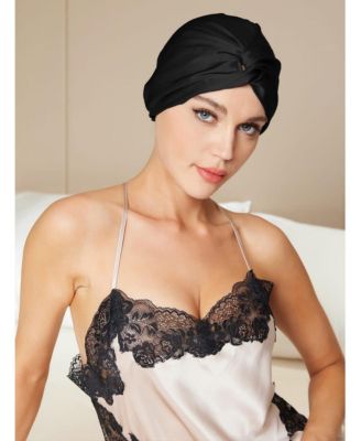 Pure Silk Knot-Front Hair Bonnet