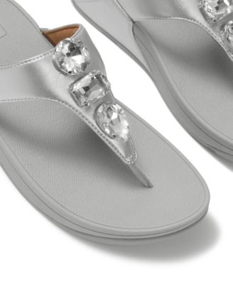 Women's Lulu Ultra Jewel Metallic Toe Post Slip-On Sandals