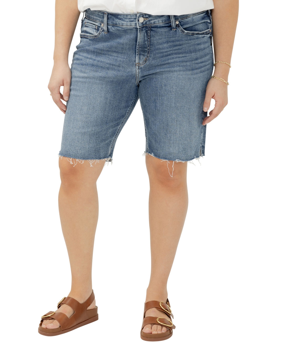 Silver Jeans Co. Plus Elyse Bermuda Shorts