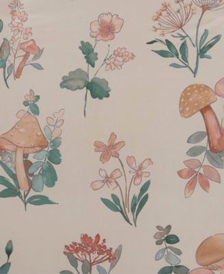 Gwen Mushroom Garden Floral 3-Pc. Comforter Set, Twin/Twin XL