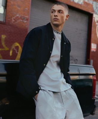 Men's Short-Sleeve Mock-Neck T-Shirt