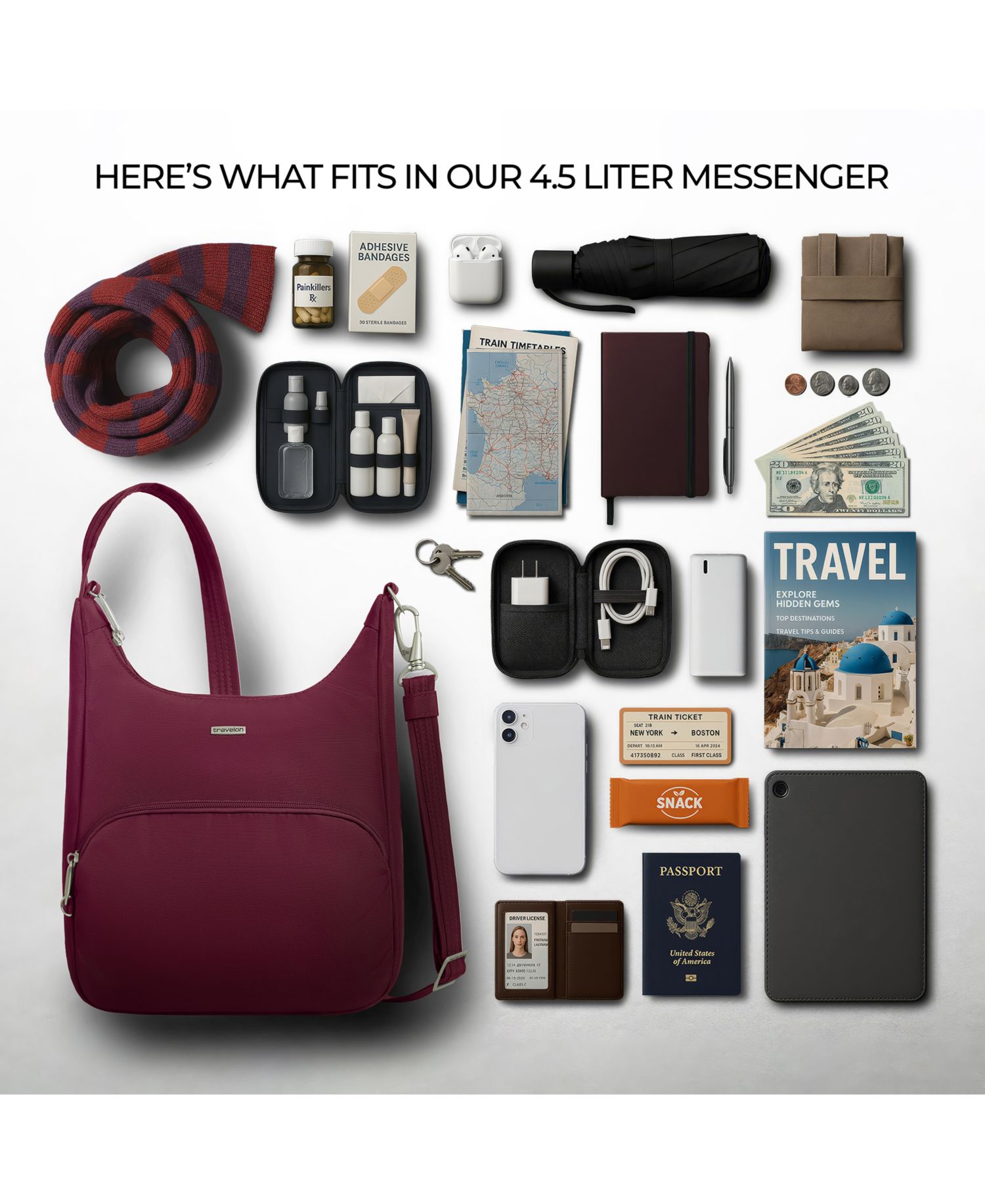 Anti-Theft Classic Essential Messenger Bag