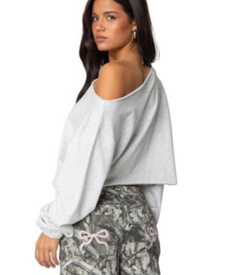 Women's Aveline Off Shoulder Light Sweatshirt