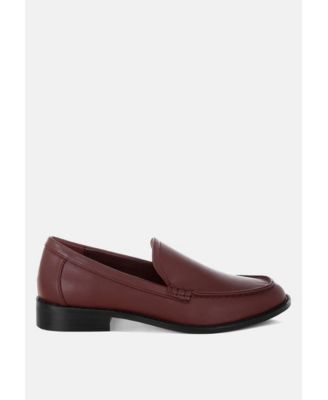 Women's Ninto Low Heel Pleather Loafers