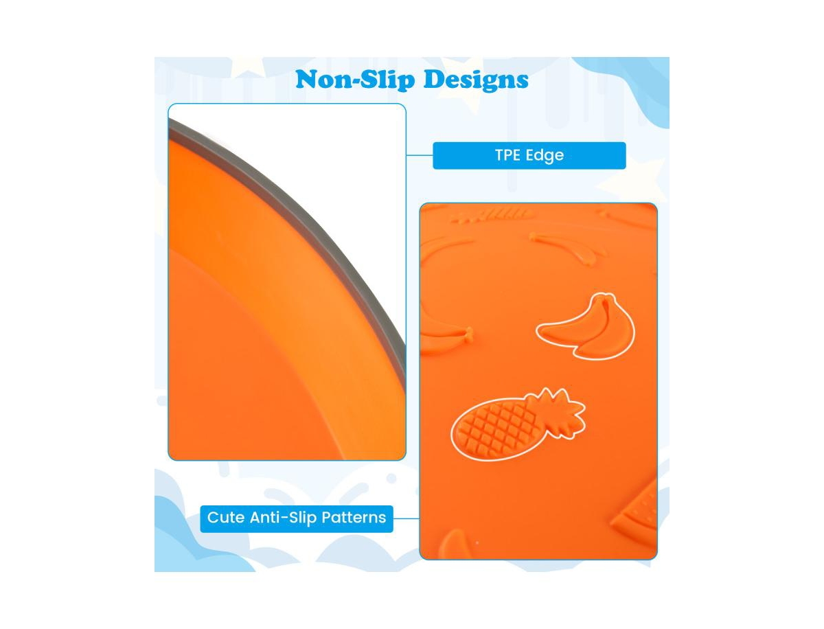 Slickblue 5-Piece Kids Round Stepping Stones Stackable Indoor Outdoor