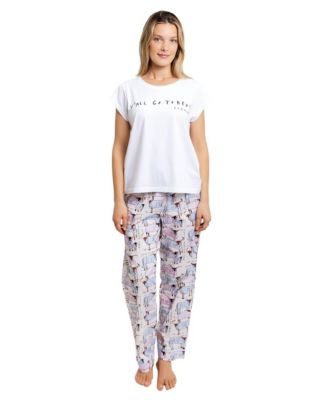 Women's Drawbertson Y'All Go To Bed Cotton Pajama T-Shirt