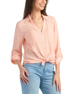 Women's Button-Up Collared Shirt