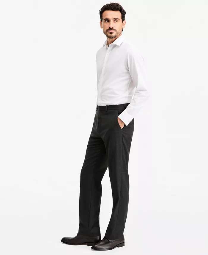 Men's Classic-Fit Wool-Blend Stretch Plaid Suit Separate Pants - thumbnail 2
